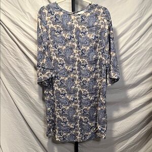 🌺NWT H&M Blue and White Paisley Dress (Bundled price-BIN2)